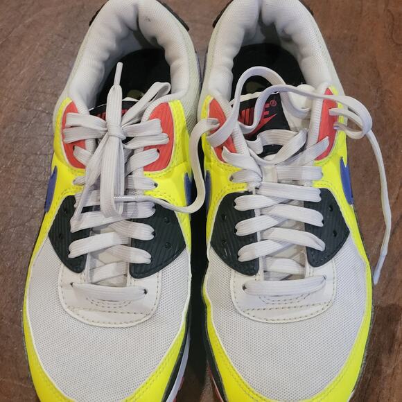 Nike Air Max 90 Volt Light Bone Ultramarine DH8010-003 Women’s Sz 8.5 - Picture 10 of 13